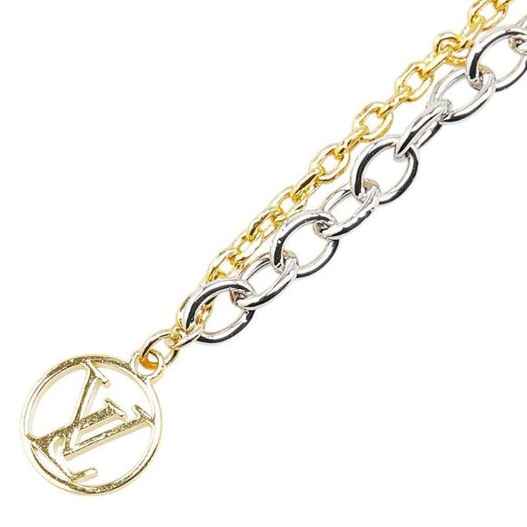 Pre Loved louis vuitton Women metallic | gold Necklaces - Picture 1 of 6